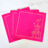 Toasting with Tara Luxury Disposable Cocktail Napkins