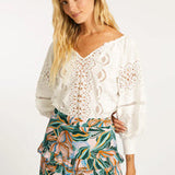 Caballero Collection Sybille Ivory Top