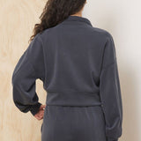 Vintage Havana Graphite Luxe Cloud 3/4 Zip