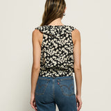 Nation LTD Ella Ruffle Top in Hazy Daisy