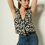 Nation LTD Ella Ruffle Top in Hazy Daisy