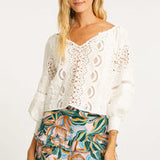 Caballero Collection Sybille Ivory Top