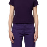 Adine Shrunken Tee in cordial (deep dk purple)
