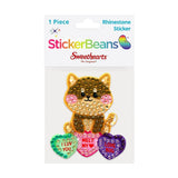 Sweethearts® Kitty Love 2" Rhinestone Sticker
