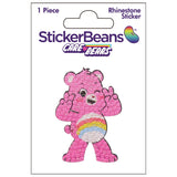 Cheer Bear 2" Rhinestone Care Bear Sticker