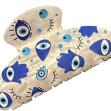 Evil eye hair clip