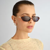 Le Specs Lunita in Dark Tort/Smoke