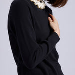 10024 LS CREW NK W/PEARL TRIM