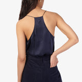Racer Charmeuse Cami
