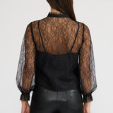 T4581 LIZETTE LS LACE TOP