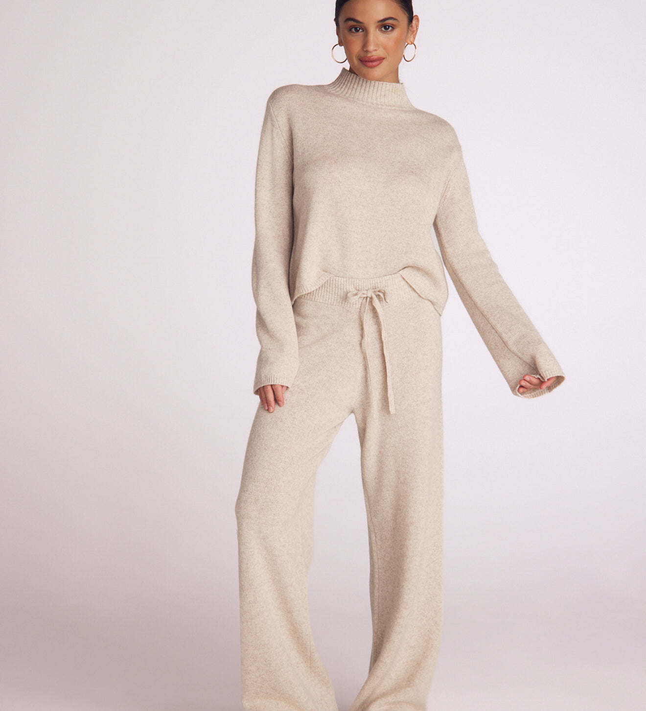 B2386-G72-304 - MOCK NECK SWEATER