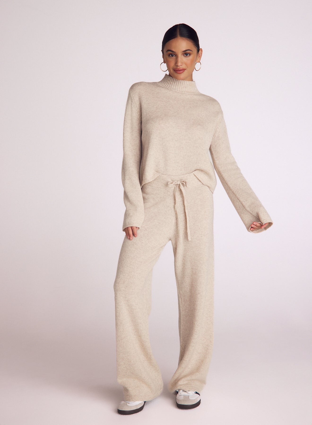 B2386-G72-304 - MOCK NECK SWEATER