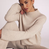 B2386-G72-304 - MOCK NECK SWEATER