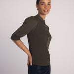 B2495-722-302 - SHORT SLEEVE PLACKET MIXED SHIRT