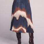 B3119-J49-300 - PLEATED SKIRT WITH TIE