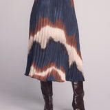 B3119-J49-300 - PLEATED SKIRT WITH TIE