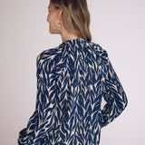 B4988-J34-304 - LONG SLEEVE SHIRRED RAGLAN SHIRT