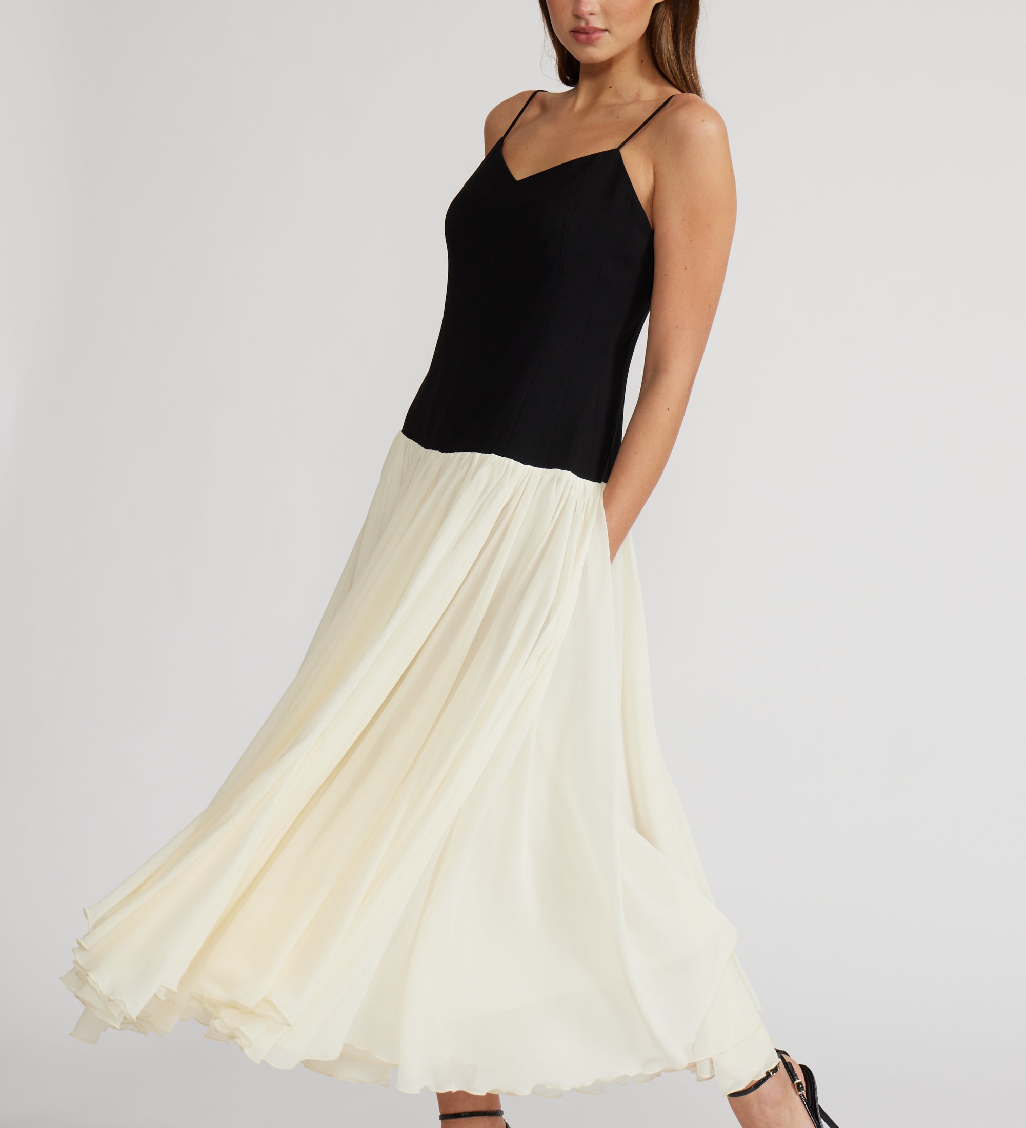 DR4537 ISABELLA COLORBLOCK DRESS
