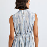 B2610-J95-304 - MOCK NECK TOP W/ TIE BELT