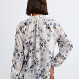 B4988-J79-304 - LONG SLEEVE SHIRRED RAGLAN SHIRT