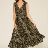 LACEY RUFFLE MAXI DRESS