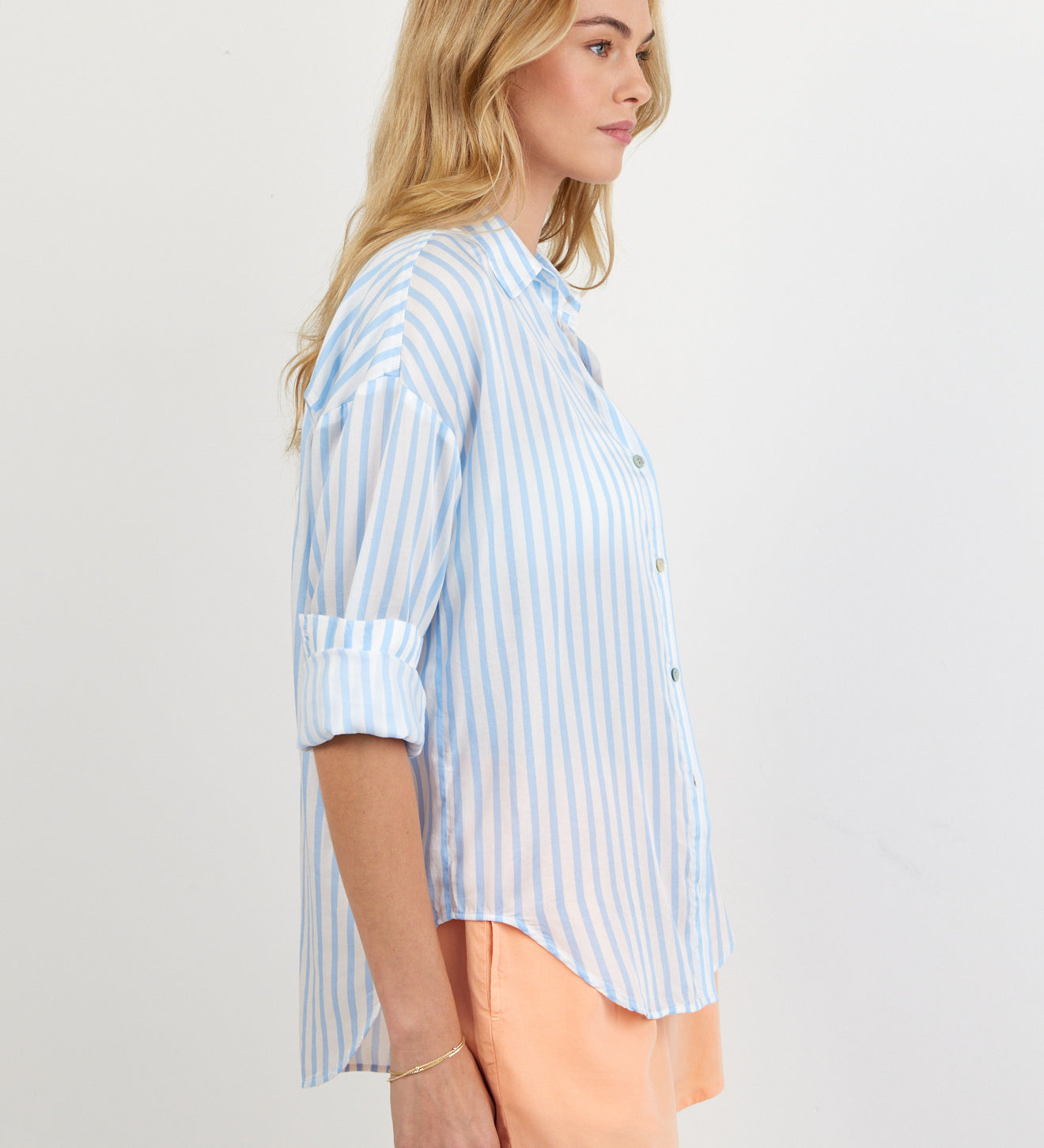 B2446-G32-304 - OVERSIZED BUTTON DOWN
