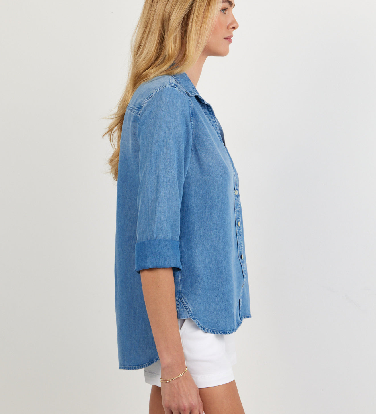 B2813-549-624 - SHIRT TAIL BUTTON DOWN