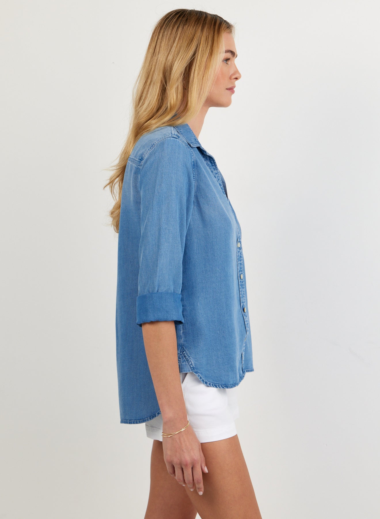 B2813-549-624 - SHIRT TAIL BUTTON DOWN