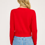 SW4793 CELESTE HEART BUTTON CARDIGAN