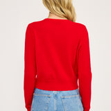 SW4793 CELESTE HEART BUTTON CARDIGAN