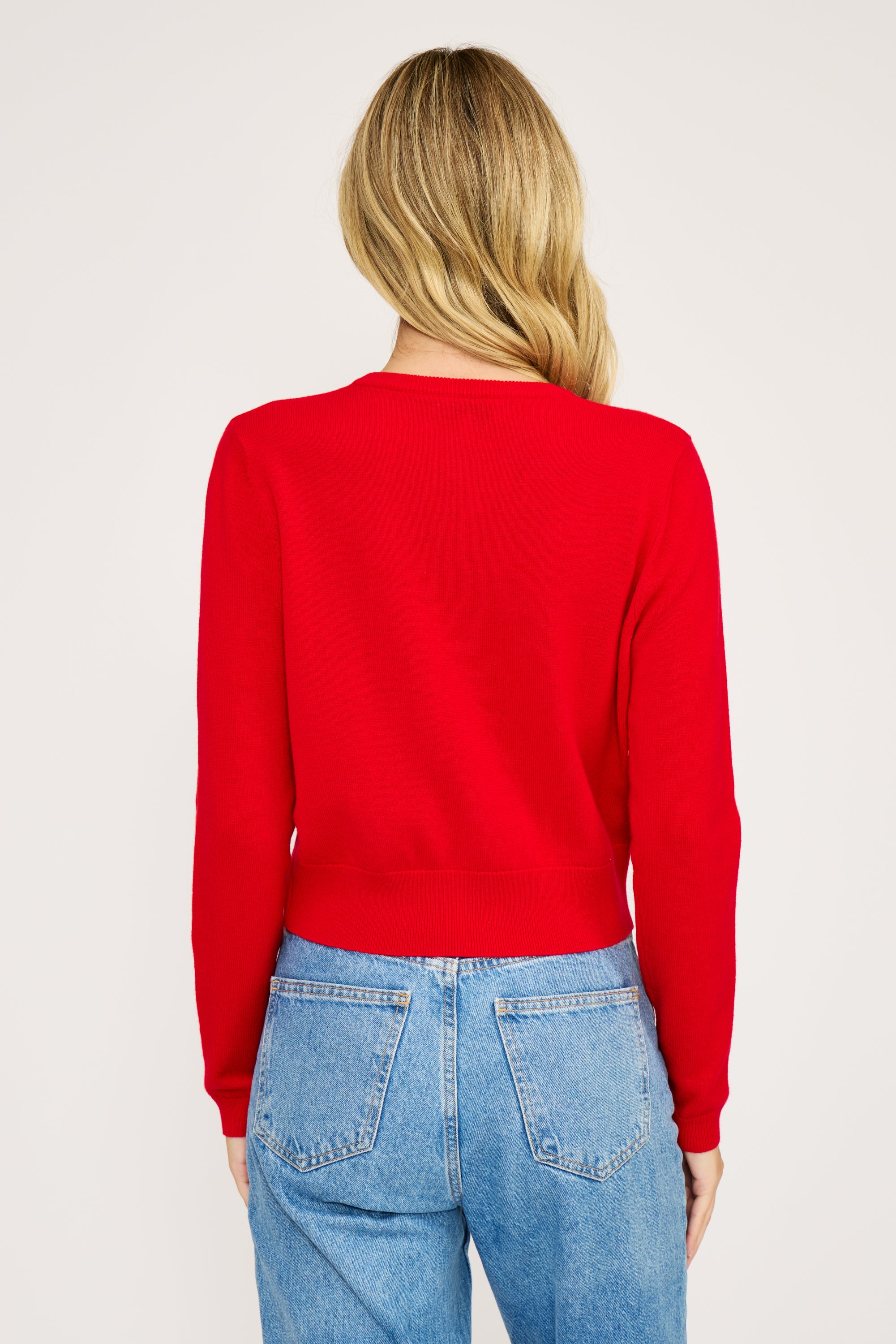 SW4793 CELESTE HEART BUTTON CARDIGAN