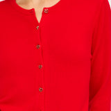 SW4793 CELESTE HEART BUTTON CARDIGAN