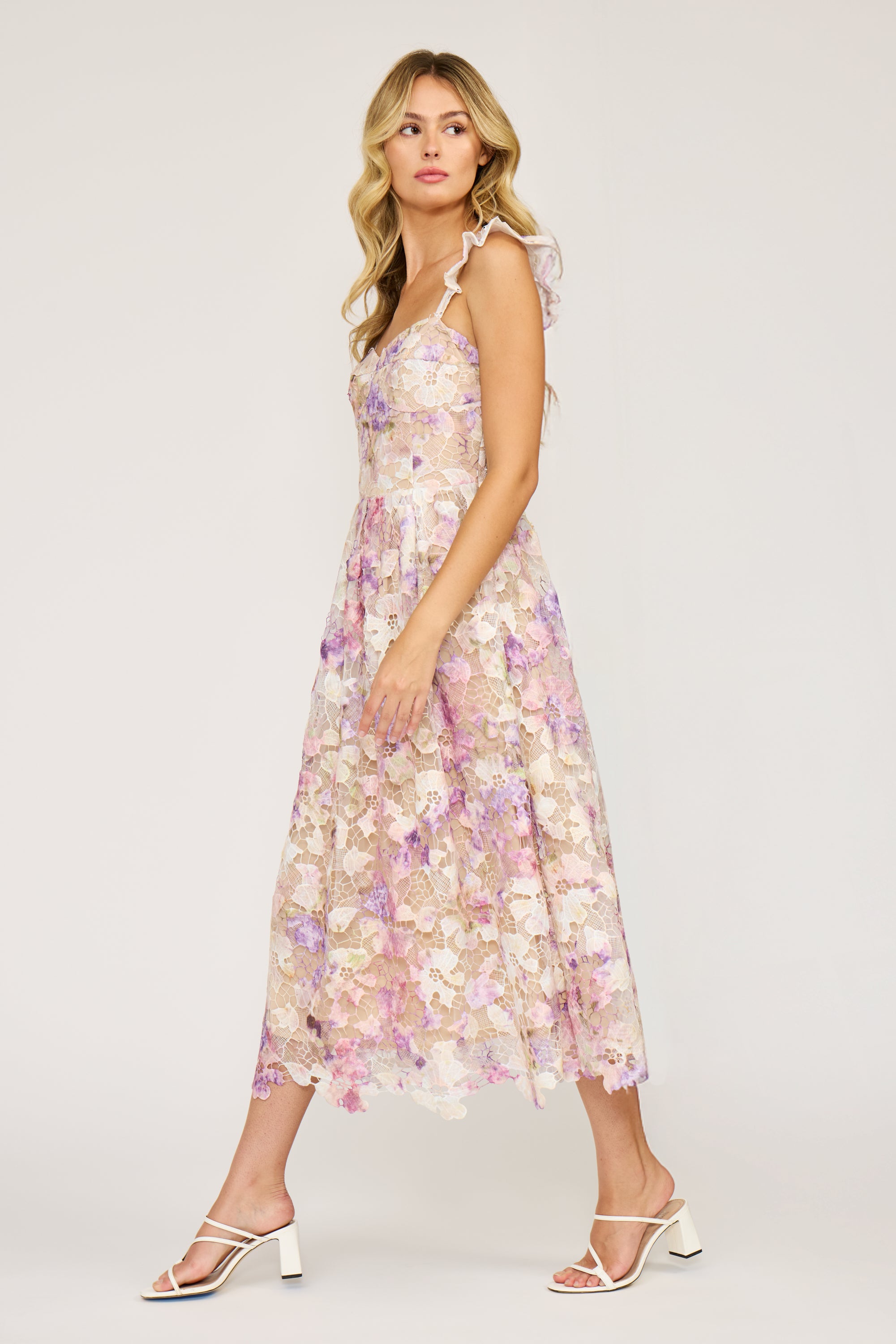 DR4557 FLORA MIDI DRESS