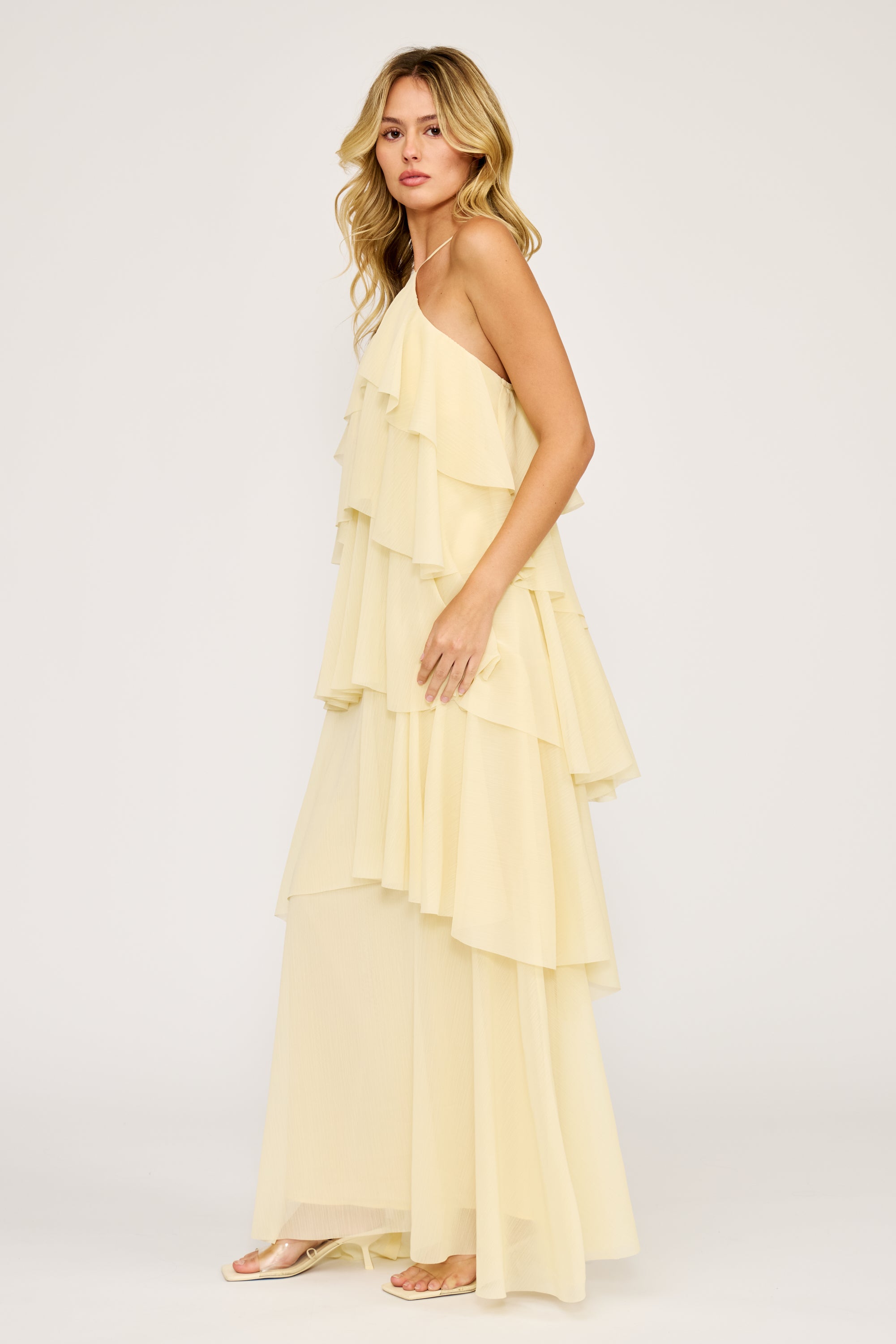 DR5060 EMERY RUFFLE DRESS