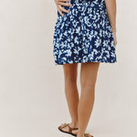 B3419-K37-304 - ELASTIC GATHERED MINI SKIRT