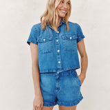 B2328-F85-613 - SHORT SLEEVE FLAP POCKET SHIRT