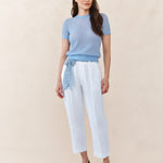 B2650-K85-304 - SHORT SLEEVE SWEATER TOP