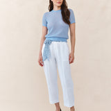 B2650-K85-304 - SHORT SLEEVE SWEATER TOP