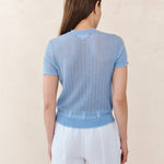 B2650-K85-304 - SHORT SLEEVE SWEATER TOP