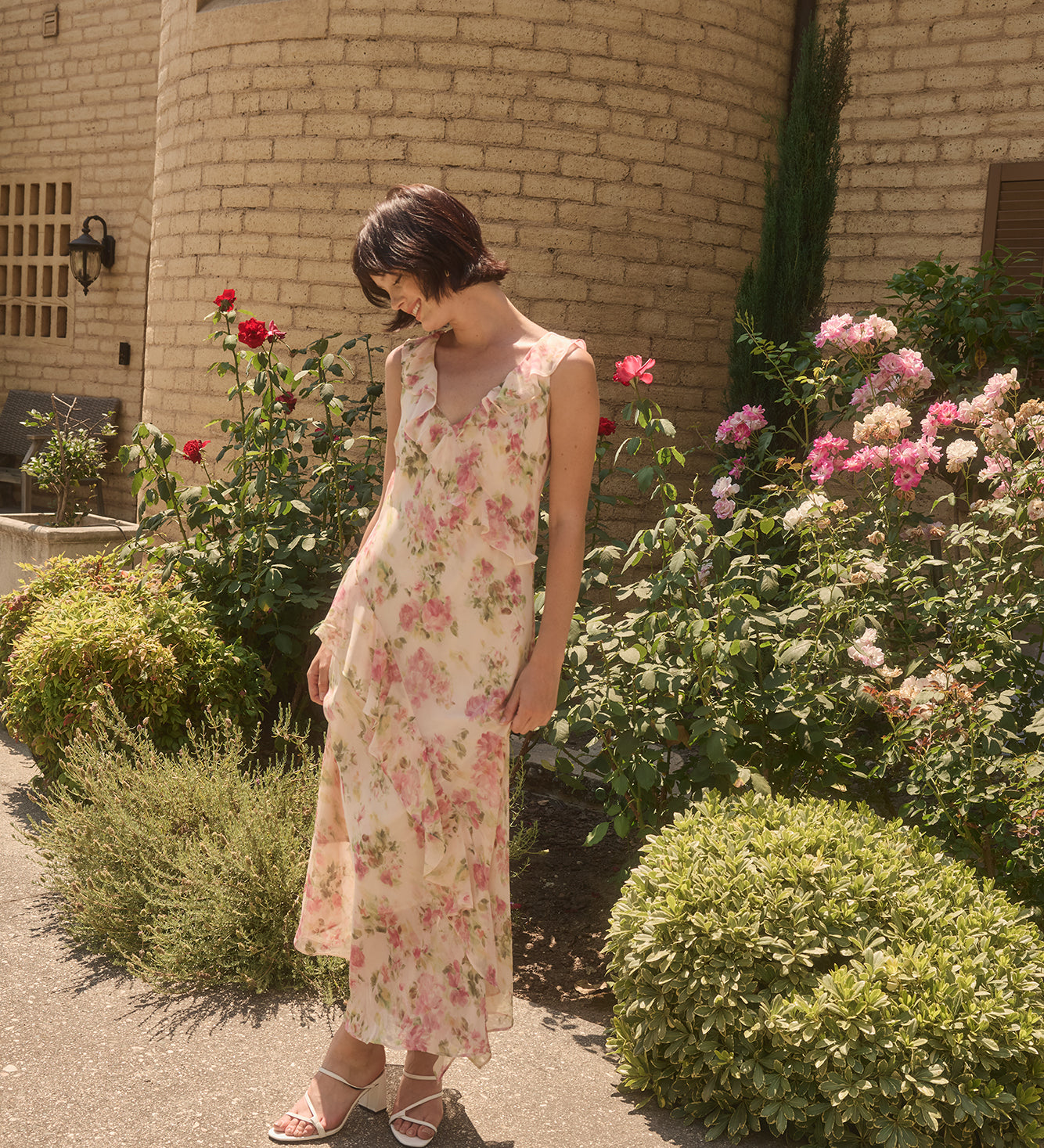 DR4898 STELLA RUFFLE DRESS