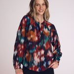 B2451-J46-304 - MANDARIN COLLAR BUTTON DOWN