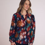 B2451-J46-304 - MANDARIN COLLAR BUTTON DOWN