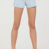 Kids Washed Raw Edge Shorts