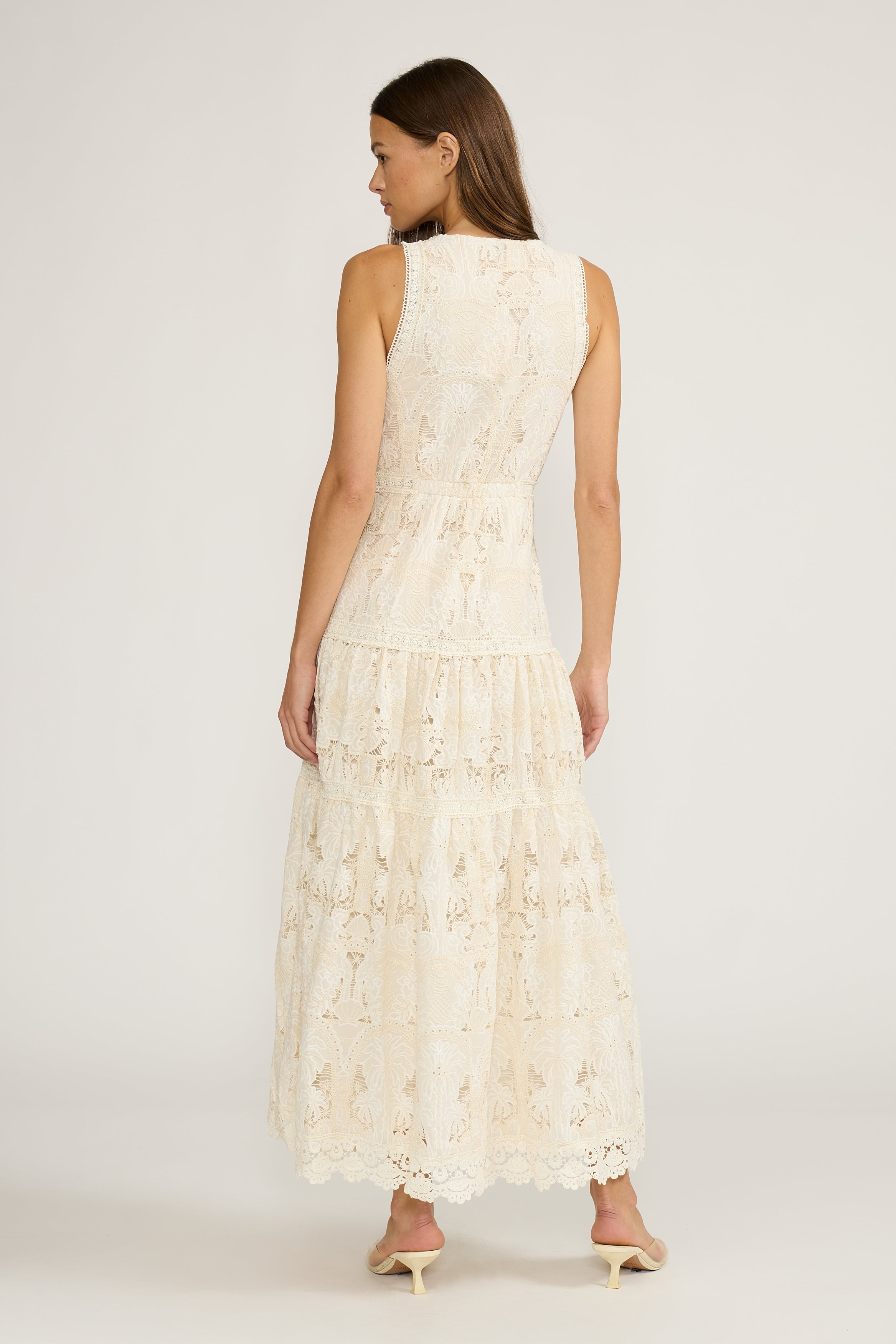 DR5222 FRNACIA TIERED DRESS