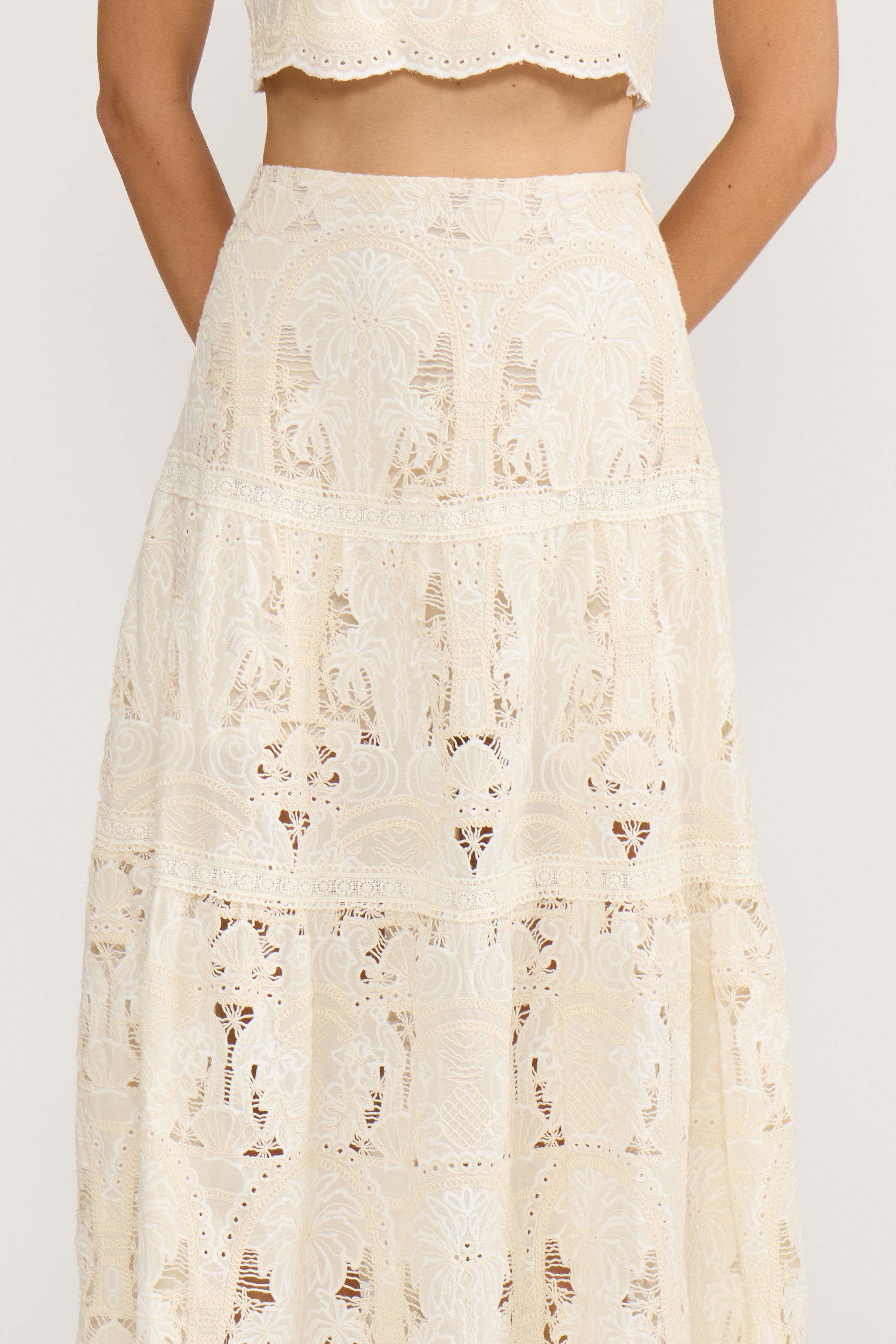 SK5013 ELORDI TIERED SKIRT