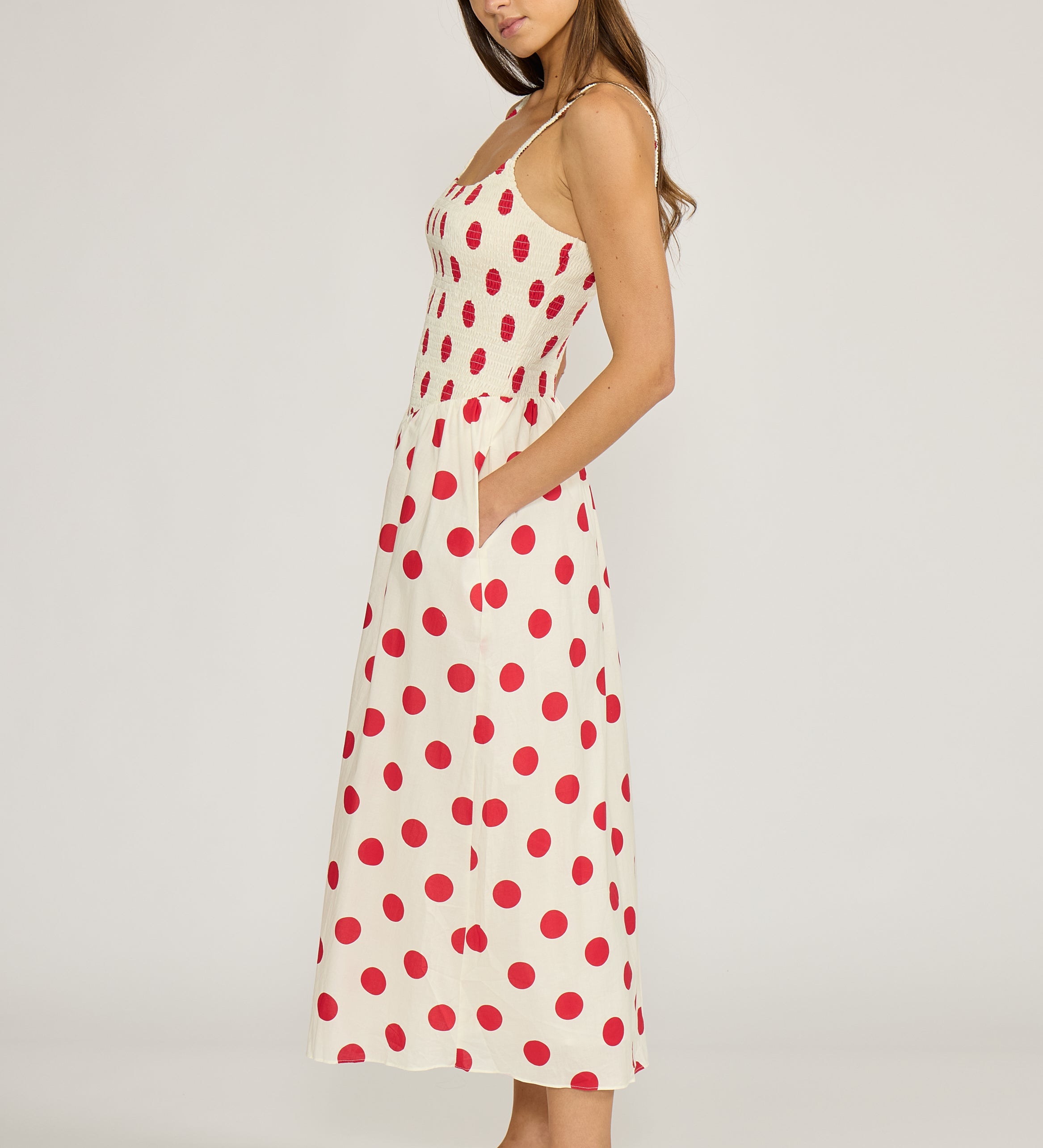 DR5219 DEVIN POLKA DOT DRESS