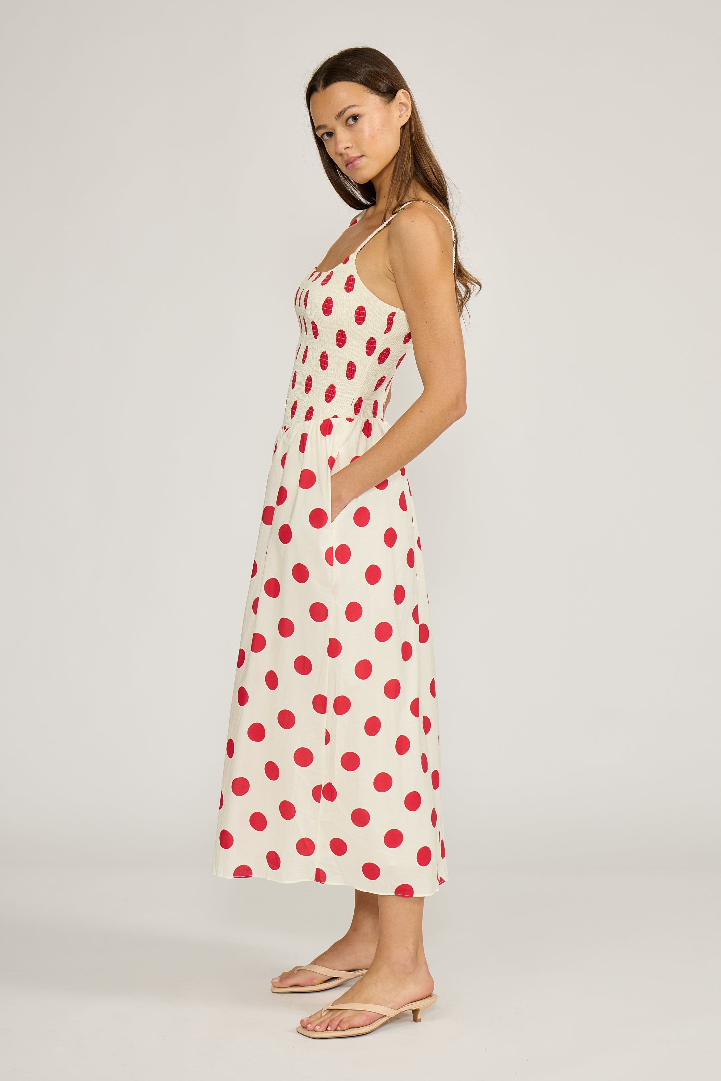 DR5219 DEVIN POLKA DOT DRESS