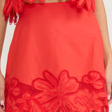 SK5499 LINA EYELET MINI SKIRT