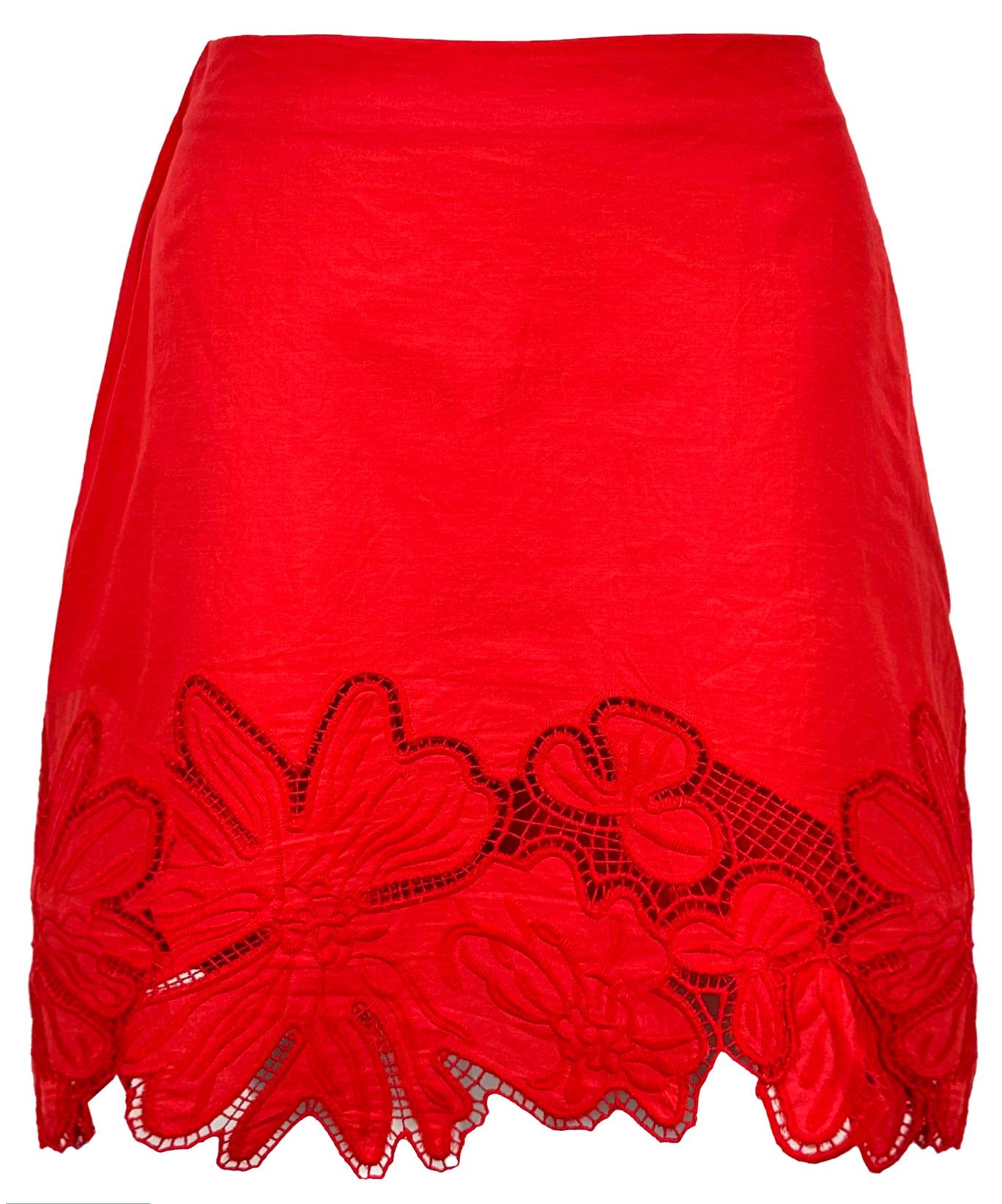 SK5499 LINA EYELET MINI SKIRT