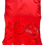 T5440 KAYLA EYELET TOP